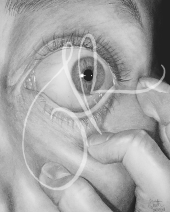 “Anxious Eye” Print